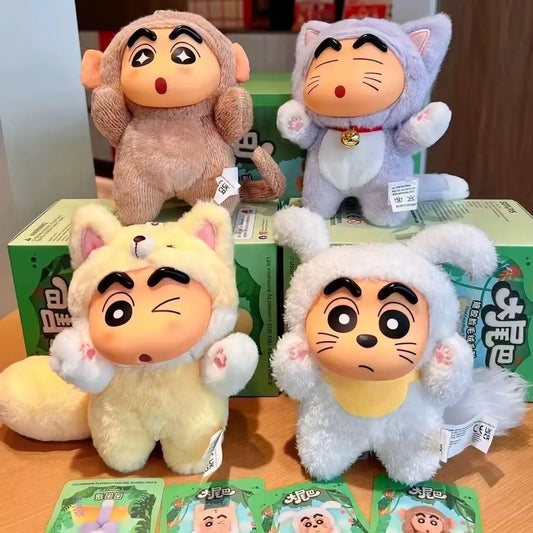 New Crayon Shin chan Big Tail Series Blind Box Exquisite Mini Doll Pendant TrendyToyFashion GiftHandmadeProductsforBoysandGirls