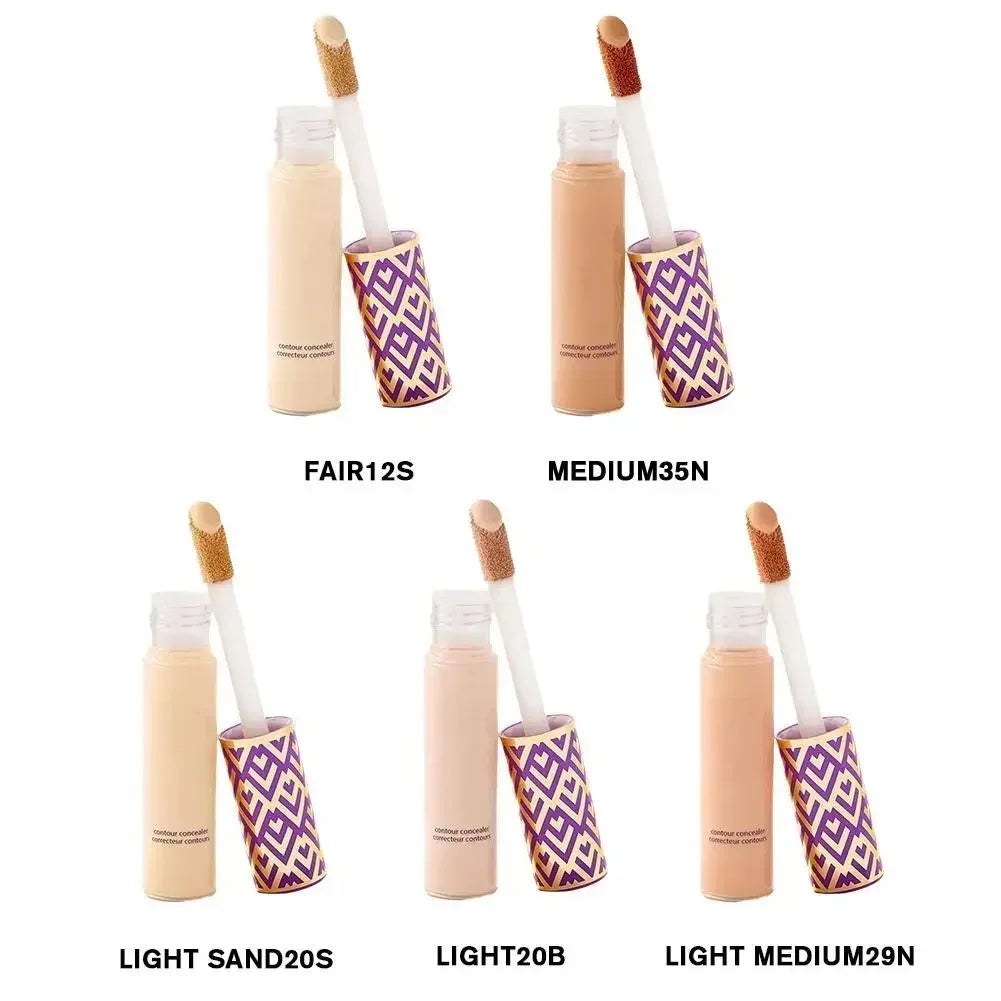 2025 Hot Liquid Concealer Base Cream Waterproof Oil-control Liquid Covering Black Circles Blemishes Spots Natural Woman Makeup