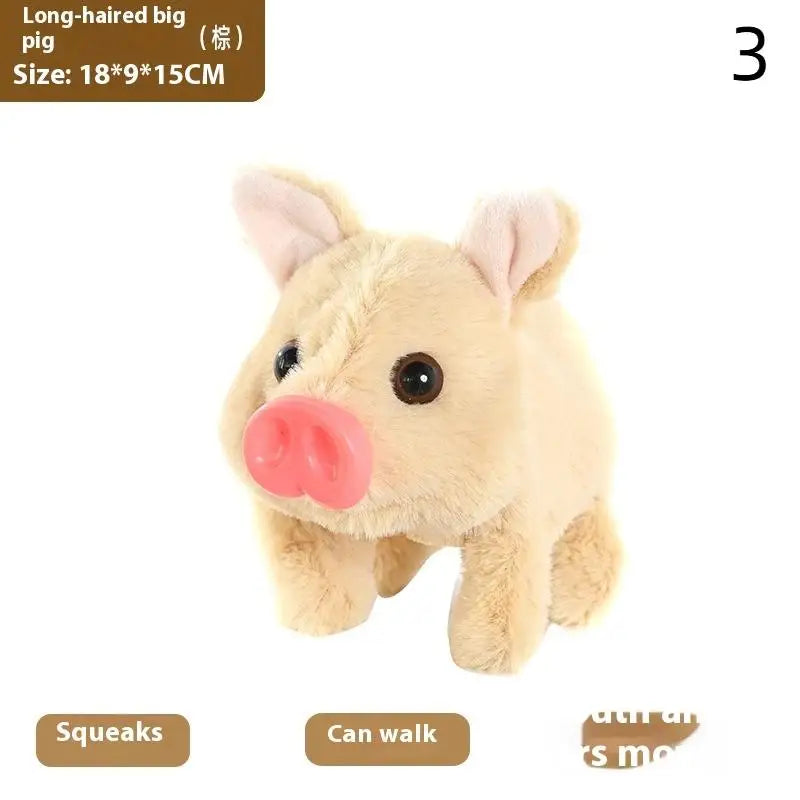 Interactive Realistic Animal Safe Electronic Plush Toy Soft Skin-Friendly Robot With Smart Voice Control For Easter Baby Kids