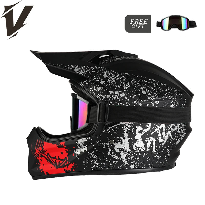 Motocross Helmet Motocross Bicycle Downhill Capacete AM DH ATV Cross Helmet Child Motorcycle Helmet Unisex