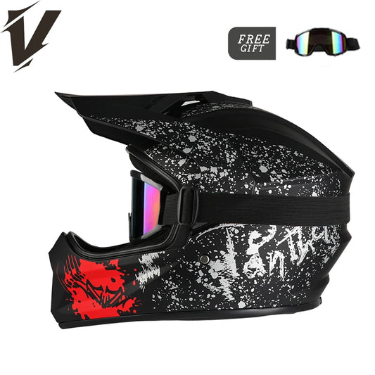 Motocross Helmet Motocross Bicycle Downhill Capacete AM DH ATV Cross Helmet Child Motorcycle Helmet Unisex