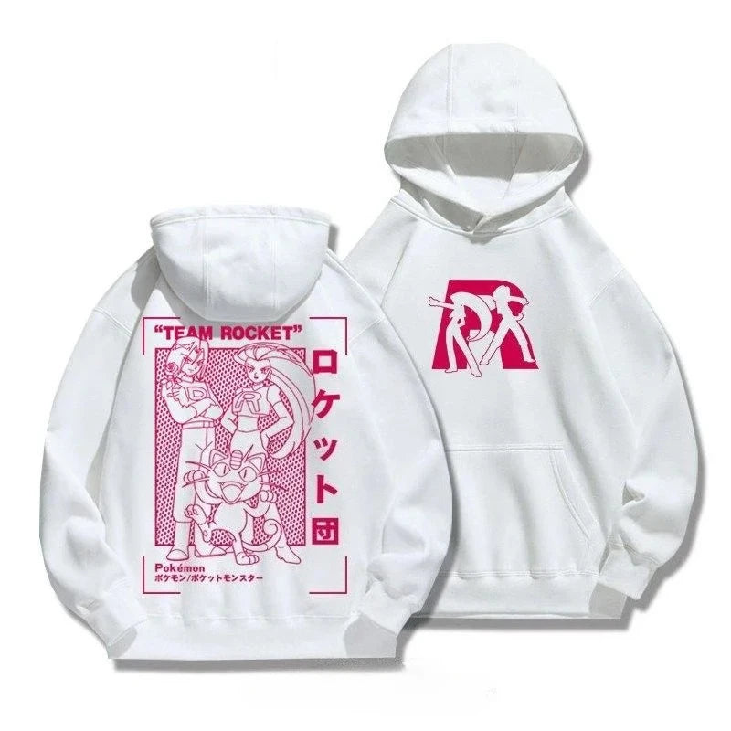 New Sportswear Gengar Anime Pikachu Snorlax Men's and Women's Autumn Winter Hoodies Student Sweaters Youth Cool Sports Jackets