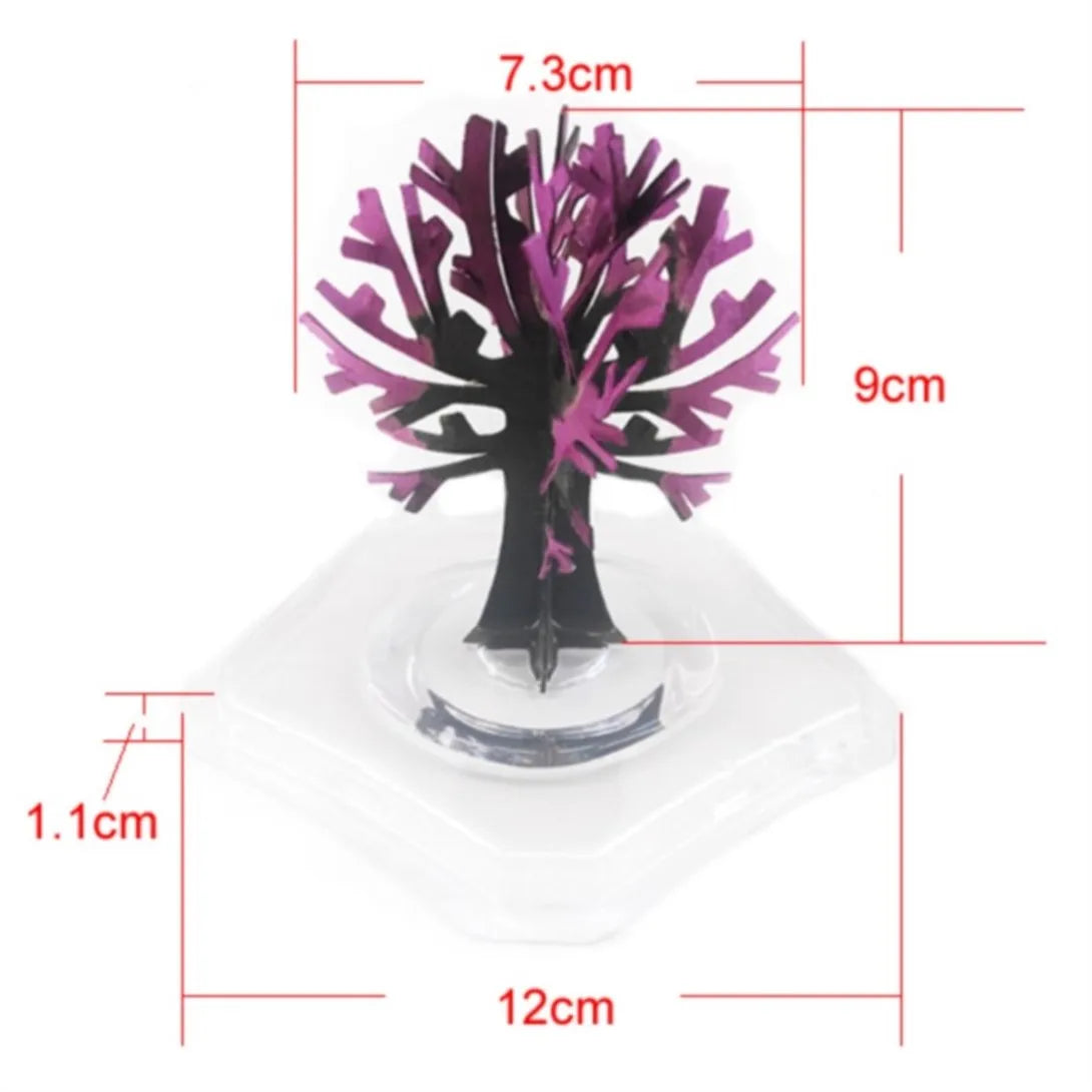 1 PCS 90mm Pink Magic Growing Paper Sakura Tree Magical Christmas Trees Desktop Cherry Blossom Educational Science Toys Funny