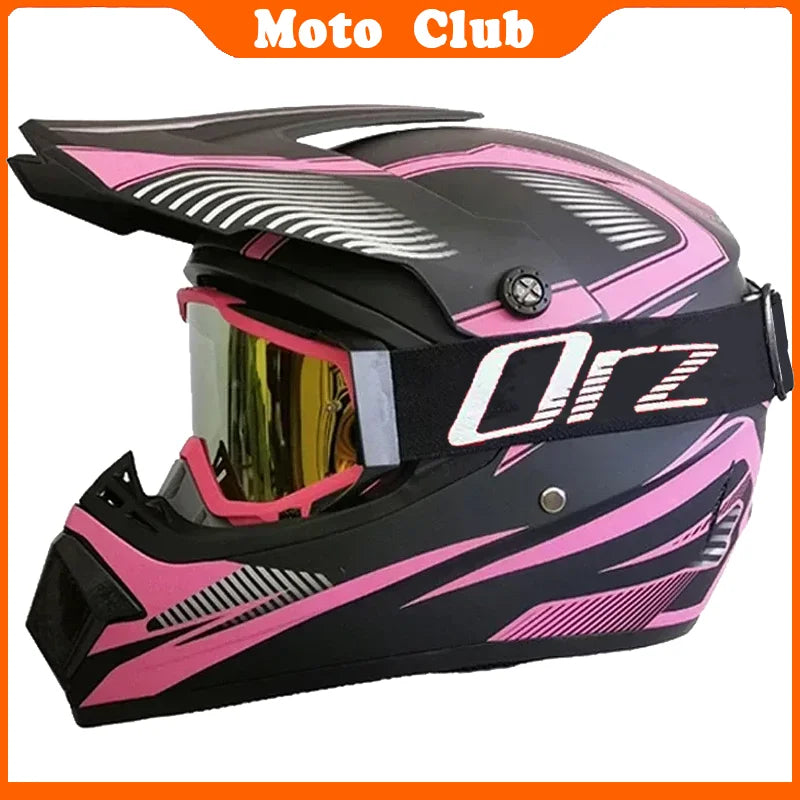 Motorcycle Downhill Helmet Motocross Full Face Off-road Racing Helmet Mountain Bicycle MTB Motocross Motobiker Goggles Classic