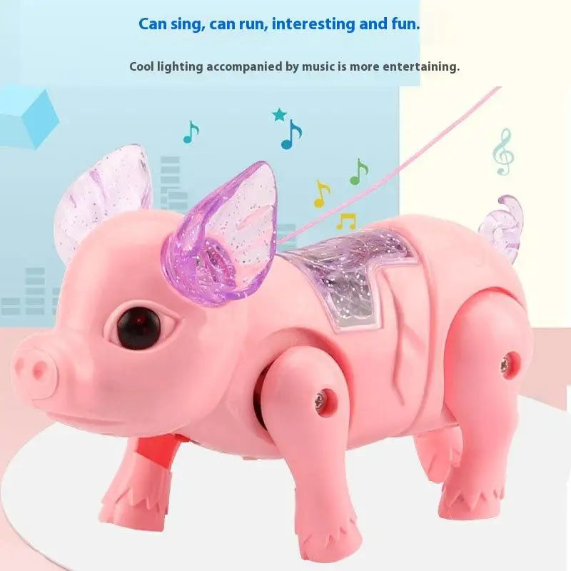 Interactive Realistic Animal Safe Electronic Plush Toy Soft Skin-Friendly Robot With Smart Voice Control For Easter Baby Kids