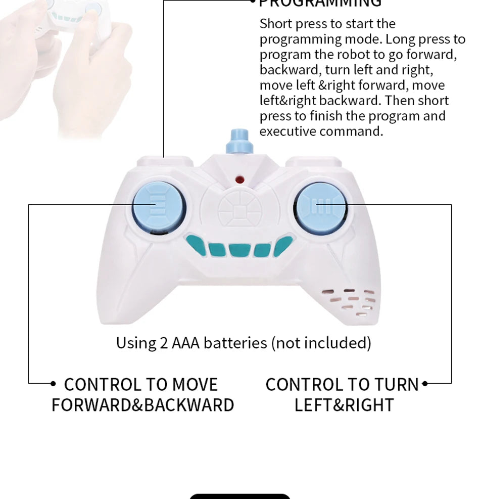 RC Robot 2.4G Radio Remote Control With Sound Watch Gesture Induction Sensor Intelligent Robot Car Model Kid Electronic Toy Gift