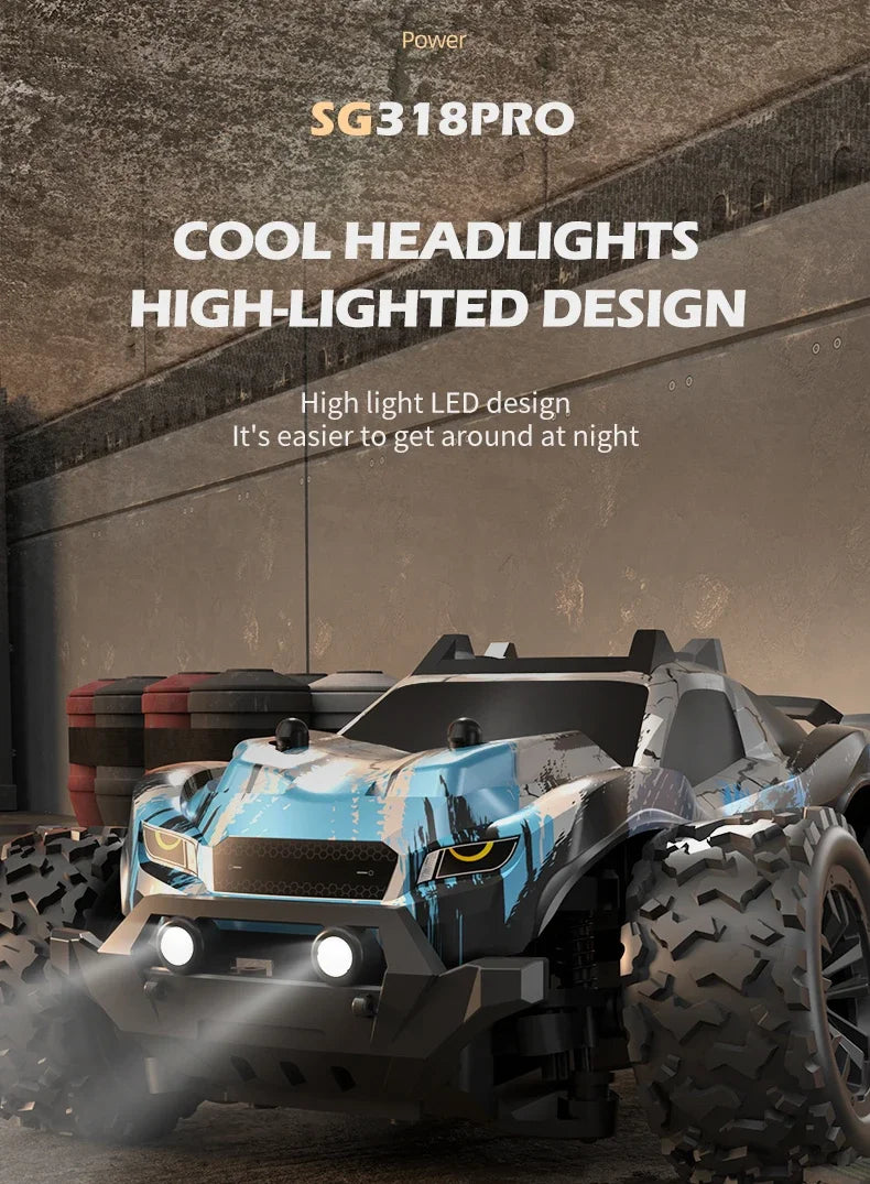 SG318 PRO 1:20 Scale RC Car 20km/h High Speed RC Cars Toys For Adults And Kids Remote Control Cars 2.4G Off Road Monster Truck