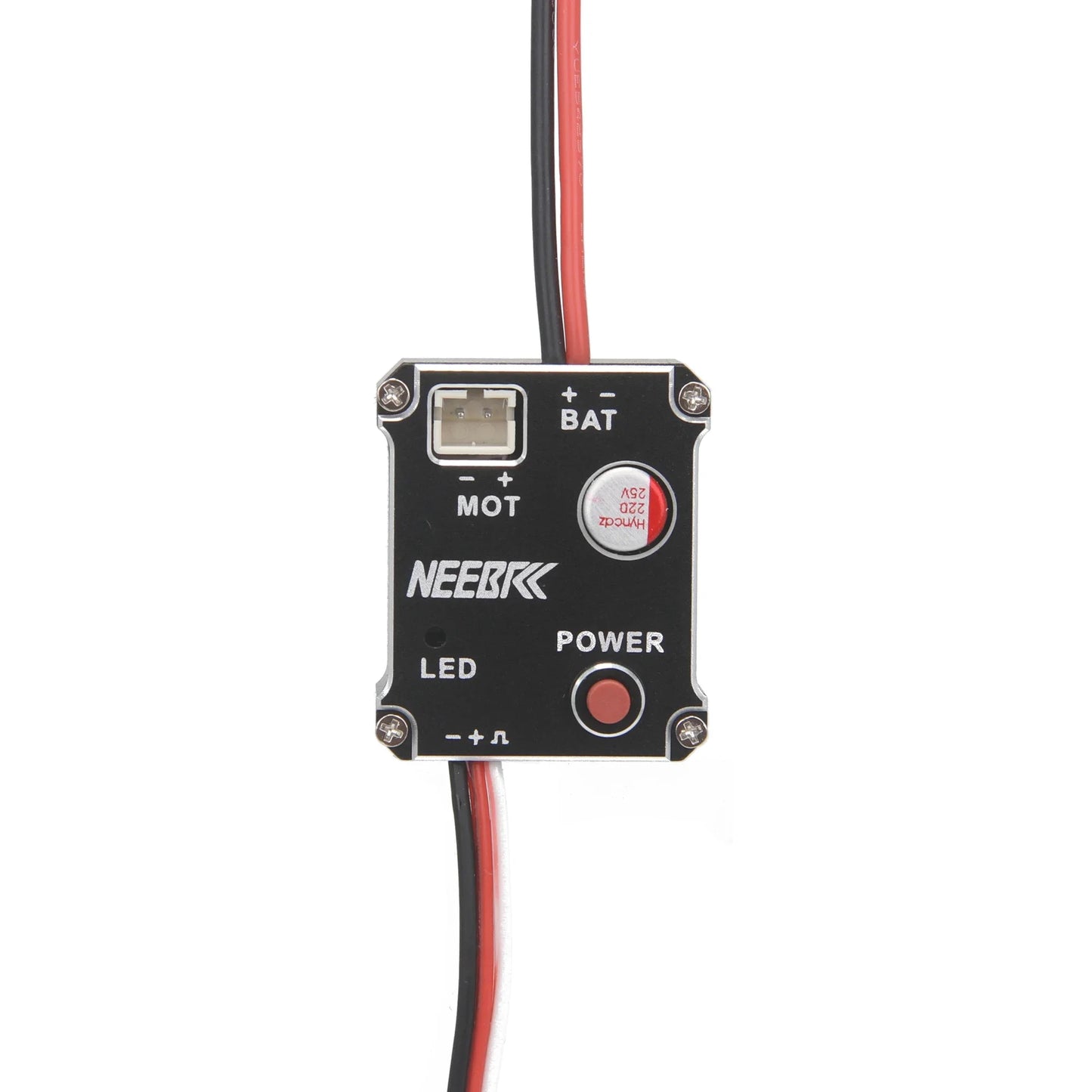 NEEBRC 15A Brushed 2S ESC 5V 1A BEC Built in Two Modes for 1/24 1/18 Mini Drift Off-road Crawler Car SCX24 030/050/130/180 Motor