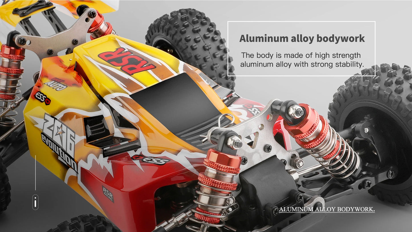 RC Car 1/14 4WD 75KM/H 2.4G Brushless Motor Electric High Speed Off-Road Remote Control Drift RC Buggy Car Toys