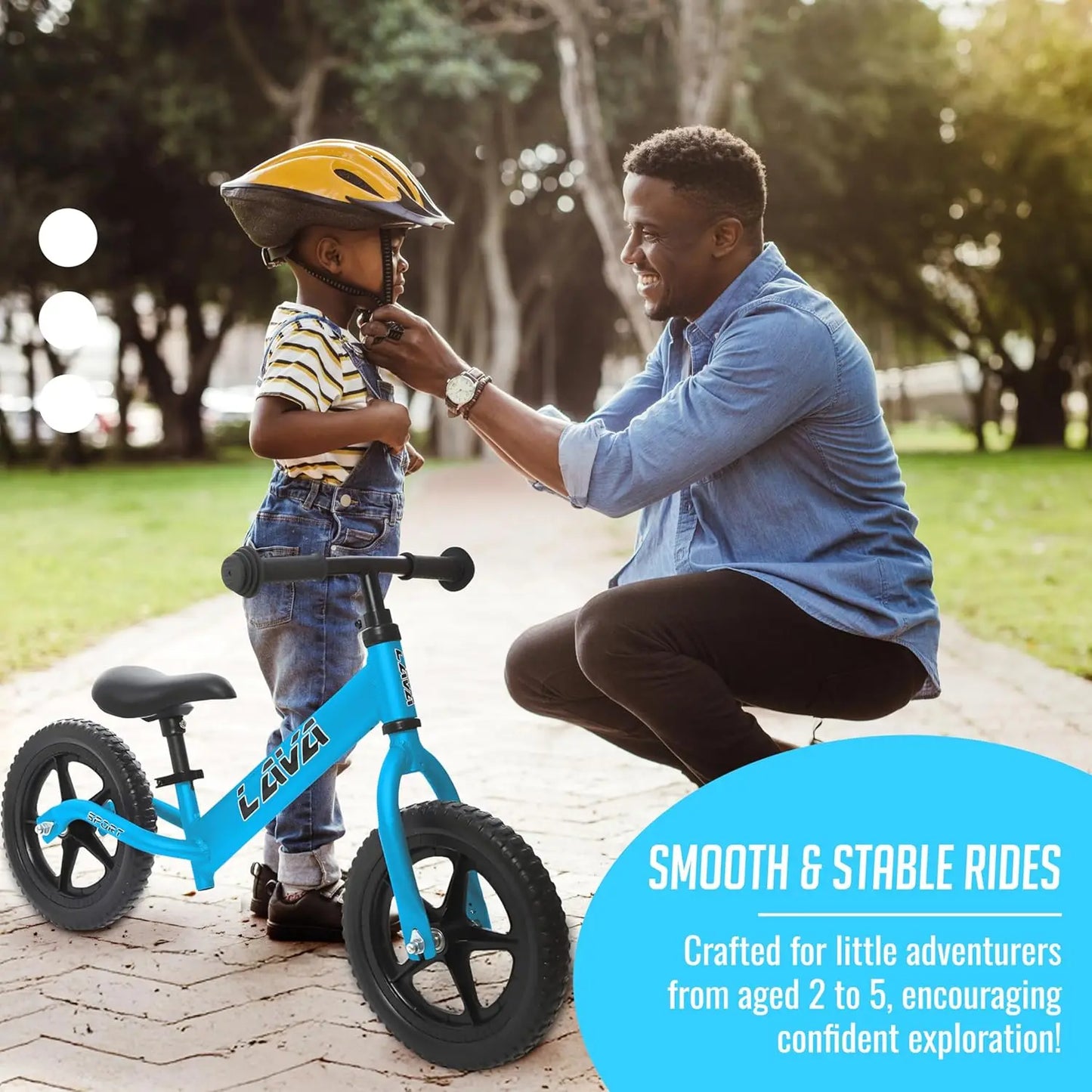 Balance Bike - Lightweight Aluminium Toddler Bike for 2, 3, 4, and 5 Year Old Boys and Girls - No Pedal Bikes for Kids with Adju