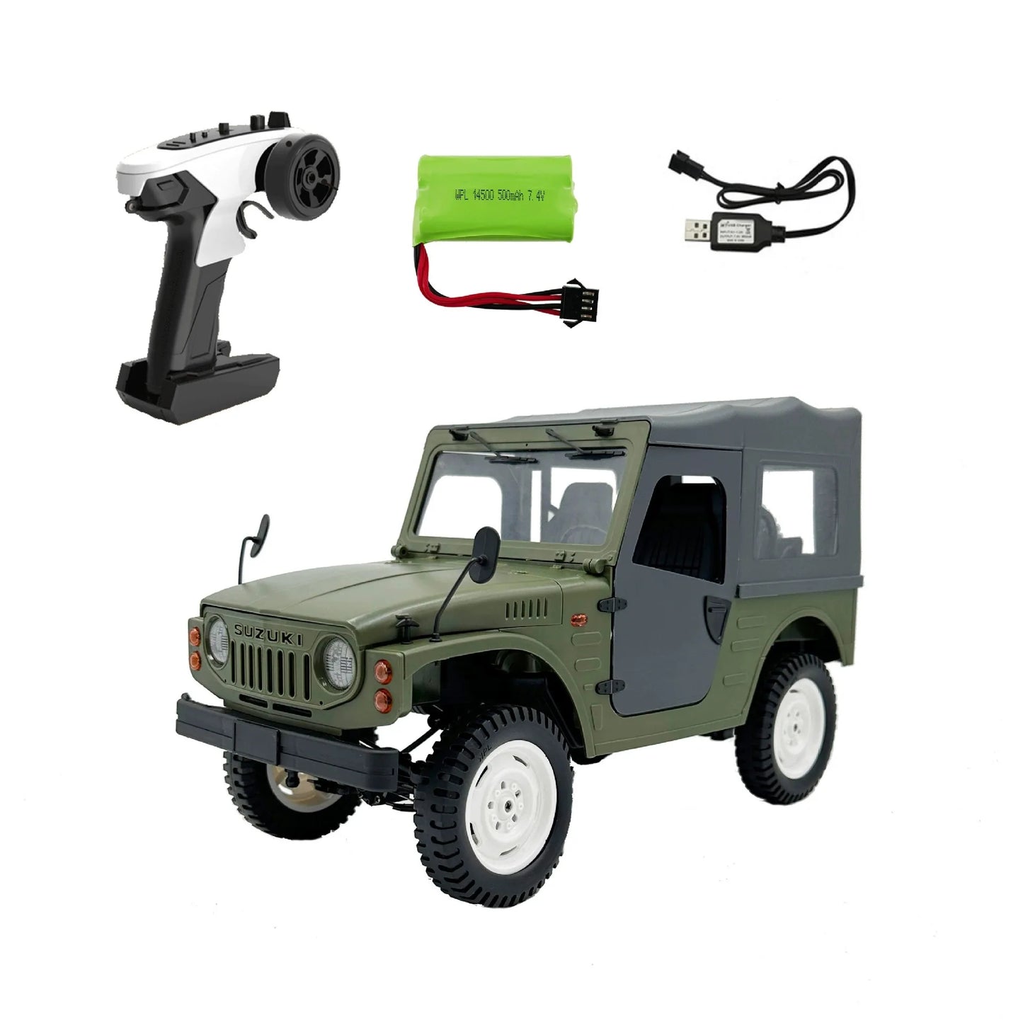 New WPL C84 RC Car 1/10 Jimny Remote Control Off-Road Car 4WD 2.4G Climbing Truck For Kids Adults Gifts Toys