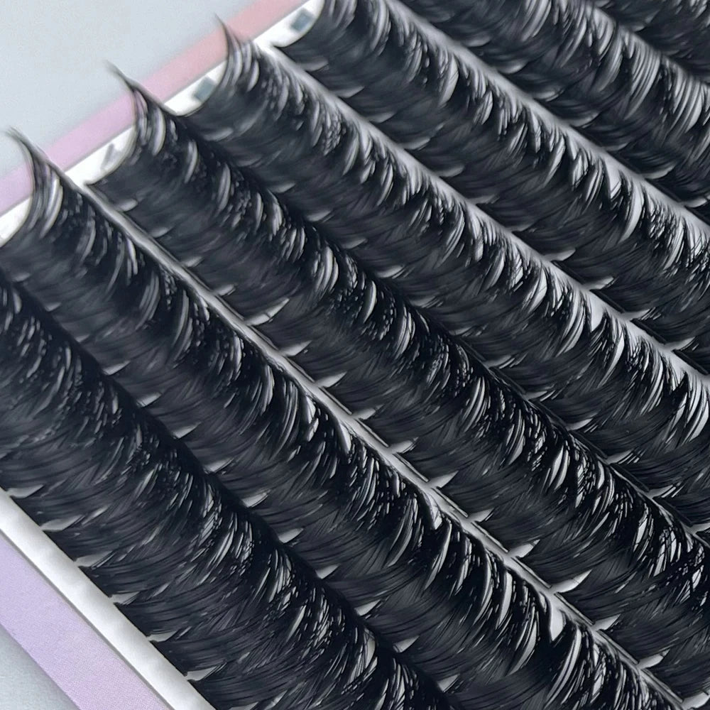 30D 40D 60D 80D Mink False Eyelashes 180/200 Bundles Natural Lashes extension 3D Russia Volume Individual Eyelash Cluster Makeup