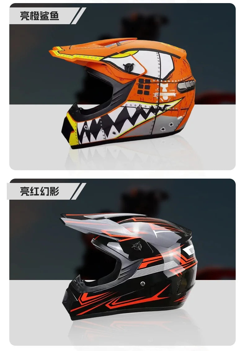 Professional Lightweight Off-road Motorcycle  Helmet Racing Bike Children  Off-road Vehicle Downhill Cross Helmet Motocross