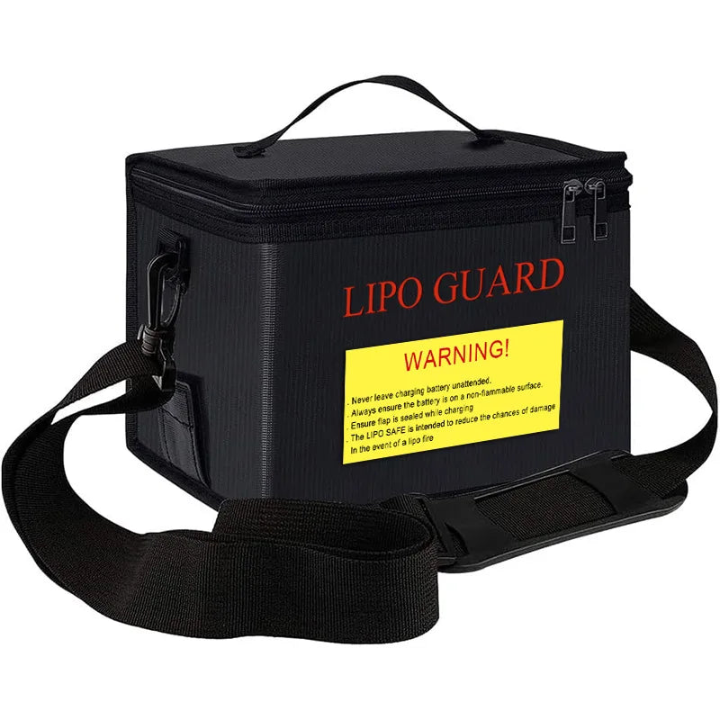 Model Aircraft Lithium Battery Explosion-Proof Bag, Three-Dimensional Zipper Explosion-Proof And Flame-Retardant Tote Bag