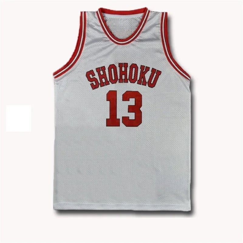 Shohoku School Basketball Team Jersey Anime Sakuragi Hanamichi Rukawa Cosplay Slam Dunk Jersey QUICKY DRYING Sportswear Package