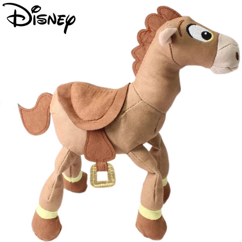 25CM New Toy Story Woody Sheriff Bass Bullseye Stuffed Animals Cute Horse Cartoon Plush Doll Birthday Gift For Kids Plush Toy