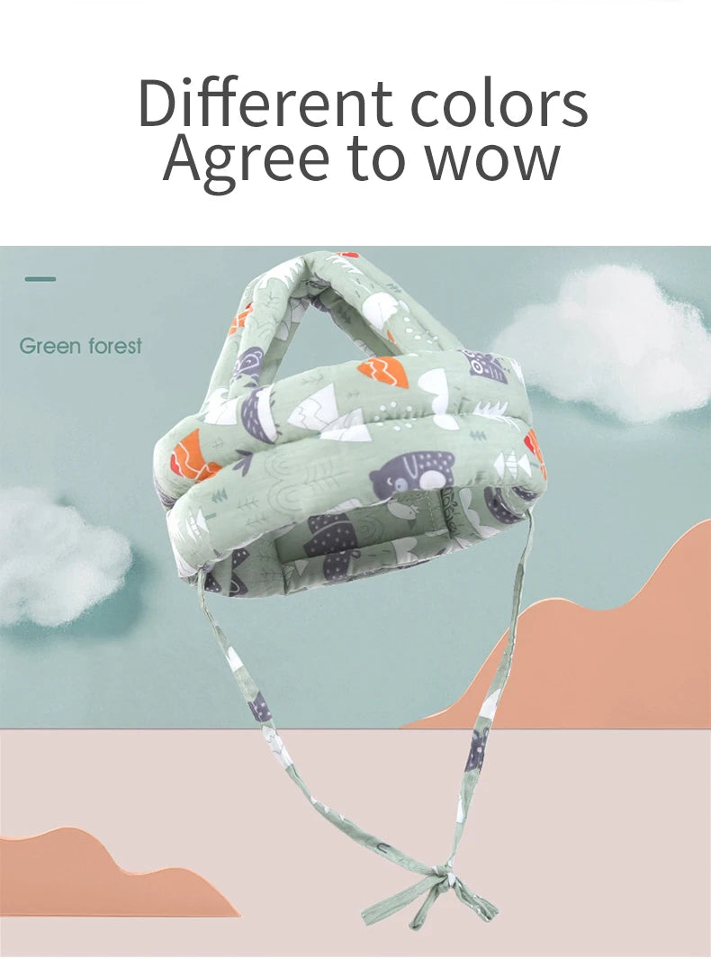 Baby head pillow anti-fall device Head protective pad summer anti-bump head learning to walk baby four seasons toddler hat