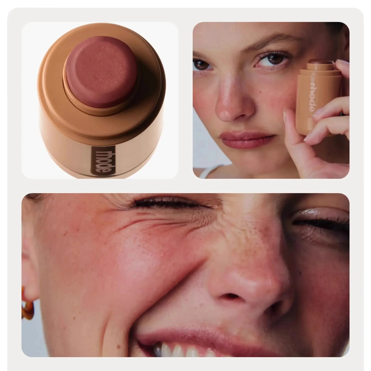 RHODE Cosmetics Peptide Lip Treatment New Lemontini Lip Glosses Blusher Skincare Products Face Cream Storage Bags Make Up Mirror