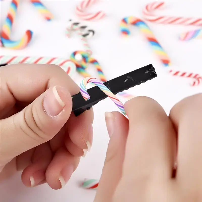 15/30PCS Candy Cane Christmas Tree Hanging Decor Xmas Prop Ornaments Navidad Natal Happy Ornaments Christmas