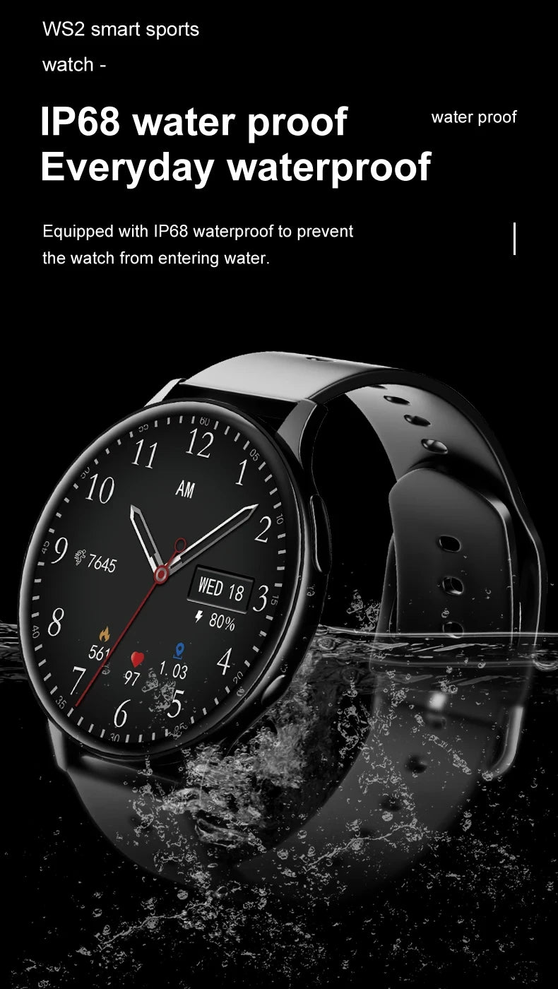 2026 New Women SmartWatch Bluetooth Call Lady Watches Sport Waterproof Heart Rate Sleep Smart Watch for Women Present Gift
