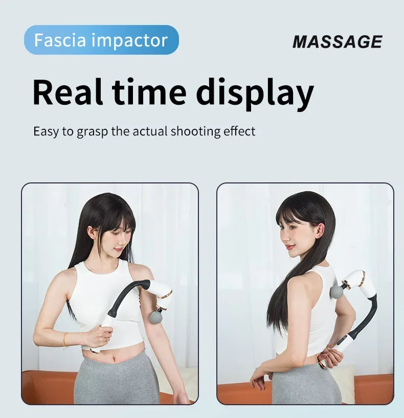 Relax The Spine Professional Vibrating Body Massage Hammer Premium Handheld Massage Gun Portable Percussion Vibration Hammer