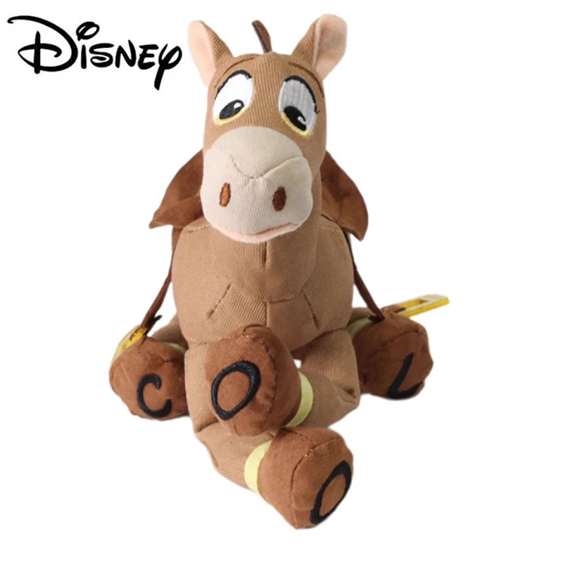 25CM New Toy Story Woody Sheriff Bass Bullseye Stuffed Animals Cute Horse Cartoon Plush Doll Birthday Gift For Kids Plush Toy