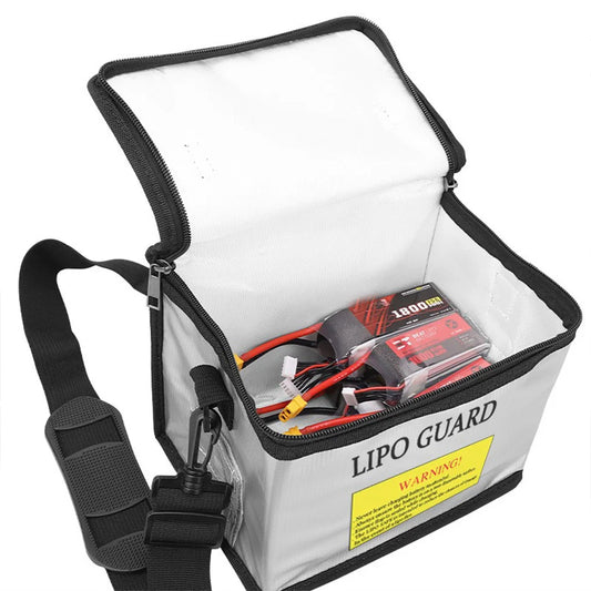 Lithium Battery Explosion-proof Bag Fireproof Safety High Temperature Storage Flame Retardant Aircraft Model Battery Protection