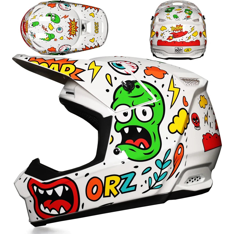 Motorcycle Helmet Professional Motocross Off Road Helm Children Off-road Casque Capacete De Motocicleta