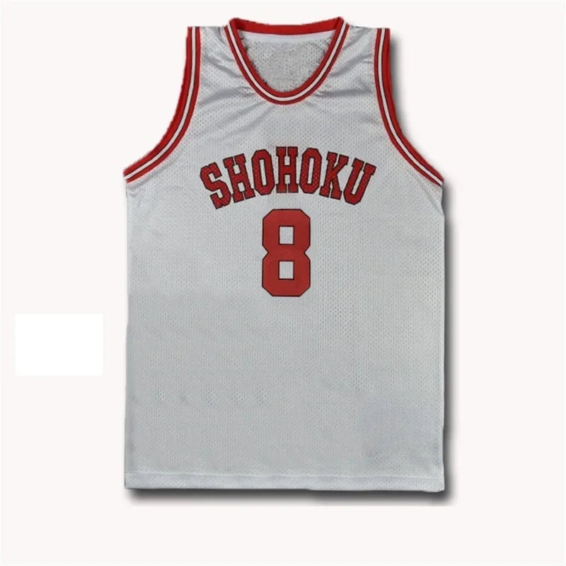 Shohoku School Basketball Team Jersey Anime Sakuragi Hanamichi Rukawa Cosplay Slam Dunk Jersey QUICKY DRYING Sportswear Package