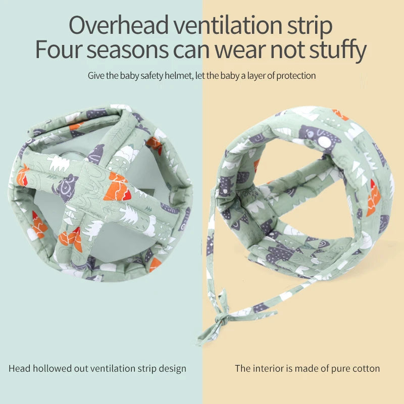 Baby head pillow anti-fall device Head protective pad summer anti-bump head learning to walk baby four seasons toddler hat