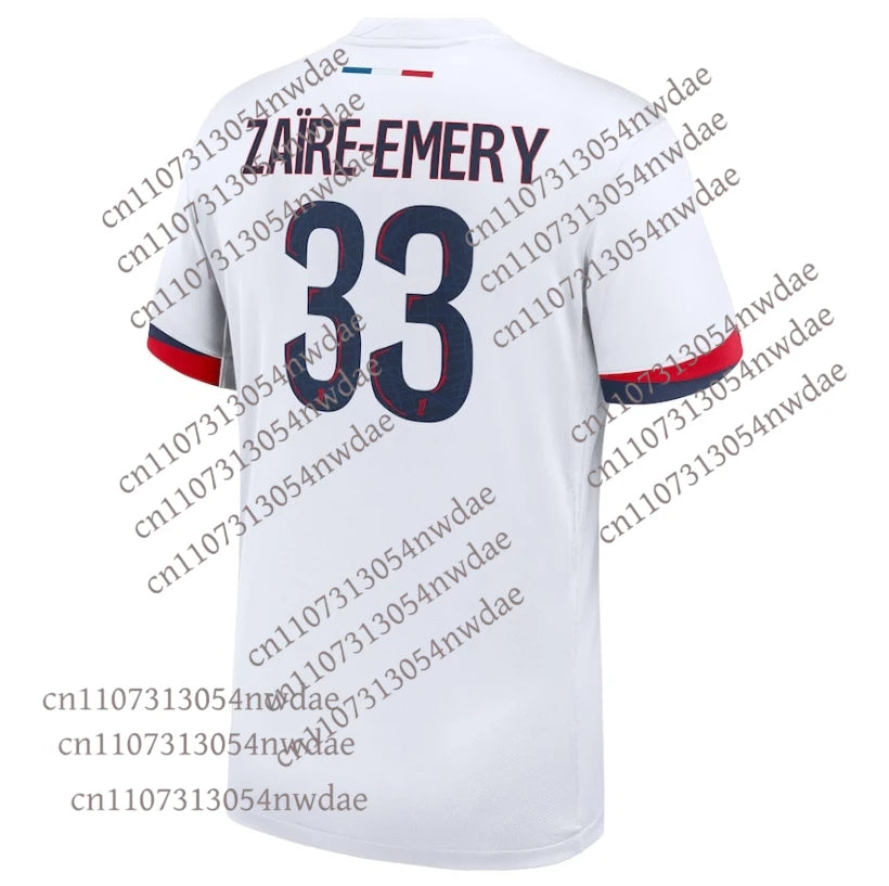 25-26 Best-selling PSG Family 3D Printed Jersey T-shirt Casual Sports Fast Drying Comfortable Breathable Adult Children Same