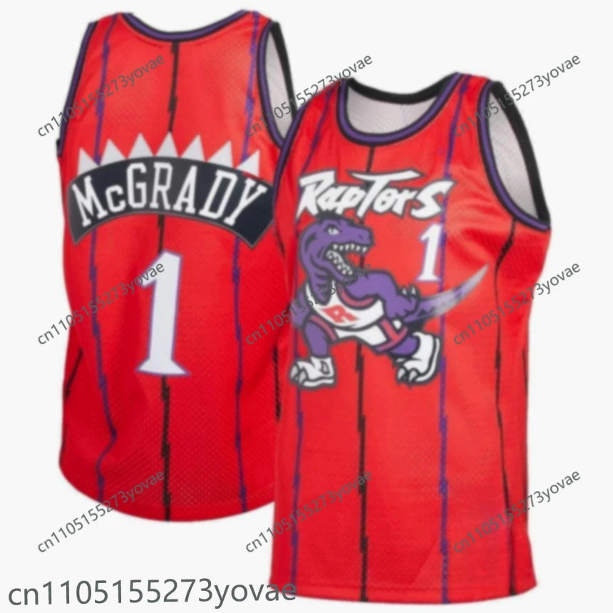 3Dprinted  McGrady Classics basketball jersey men's fan short-sleeved T-shirt quick-drying  Jersey