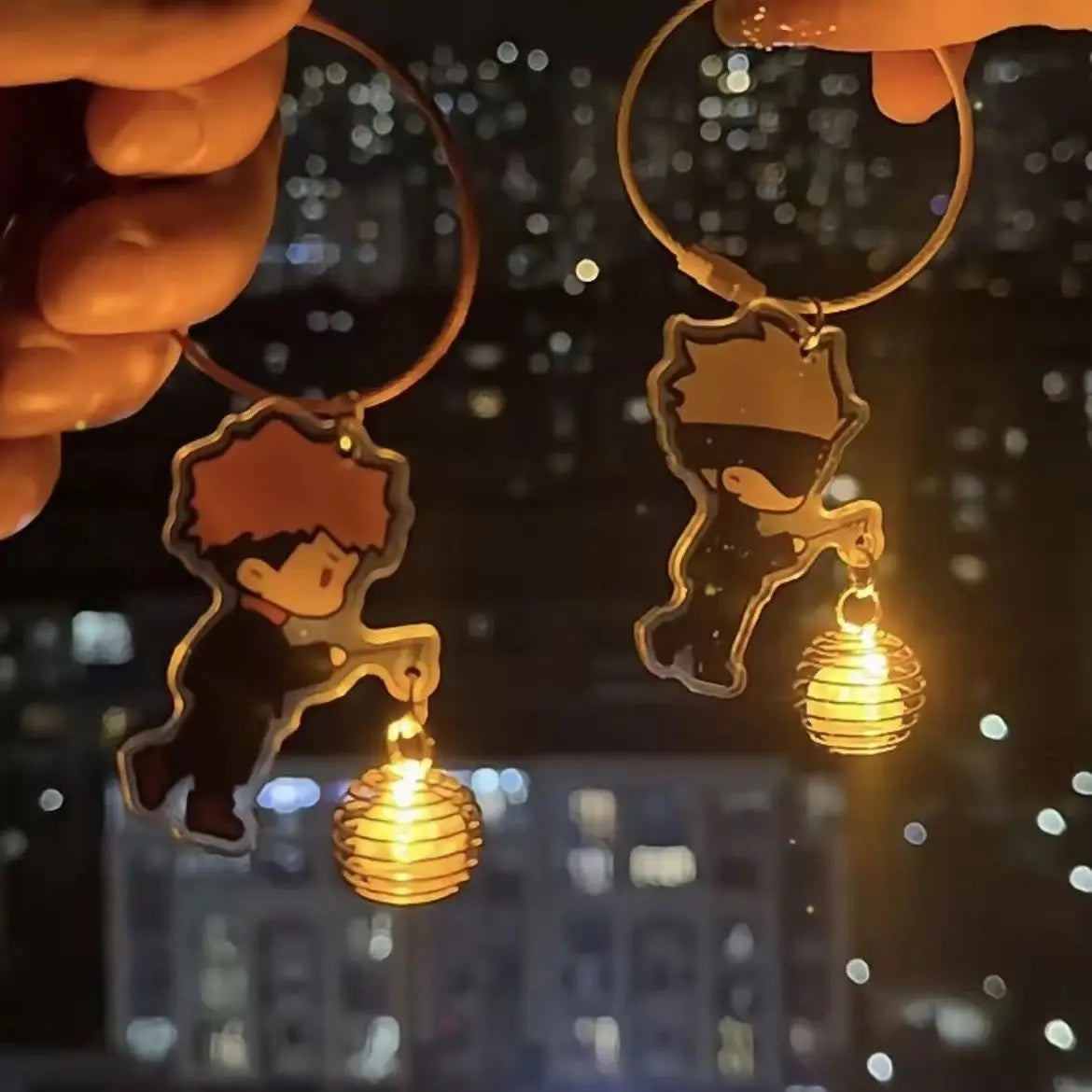 Jujutsu Kaisen Gojo Satoru Geto Suguru anime peripheral creative Q version acrylic lantern key chain hanging chain decoration