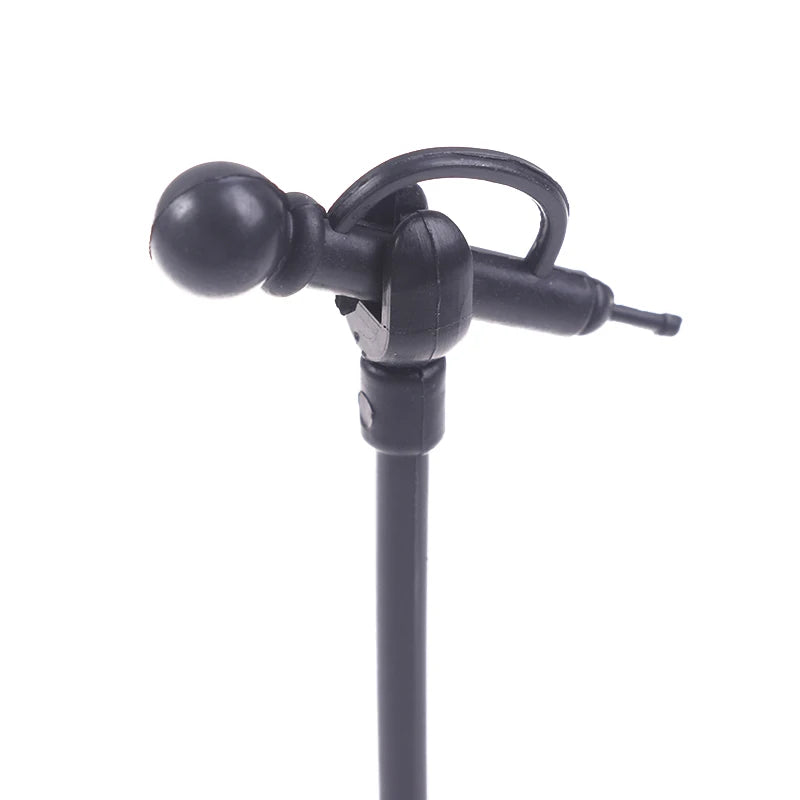 1:12 Dollhouse Miniature Guitar Microphone Sheet Music Combination Musical Instrument Furniture Model Decor Accessory