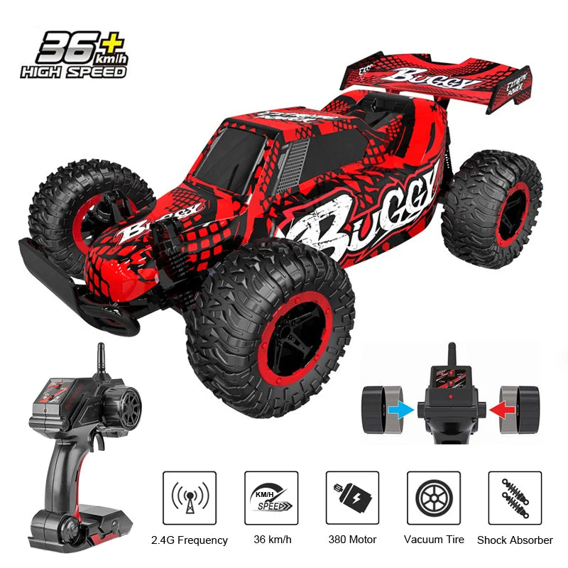 JTY Toys Bigfoot RC Truck 36km/h High-Speed Remote Control Climbing Car Off-Road Trucks Radio RC Crawler Cars For Kids Adults