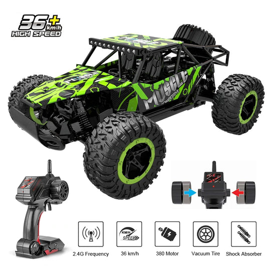 JTY Toys Bigfoot RC Truck 36km/h High-Speed Remote Control Climbing Car Off-Road Trucks Radio RC Crawler Cars For Kids Adults
