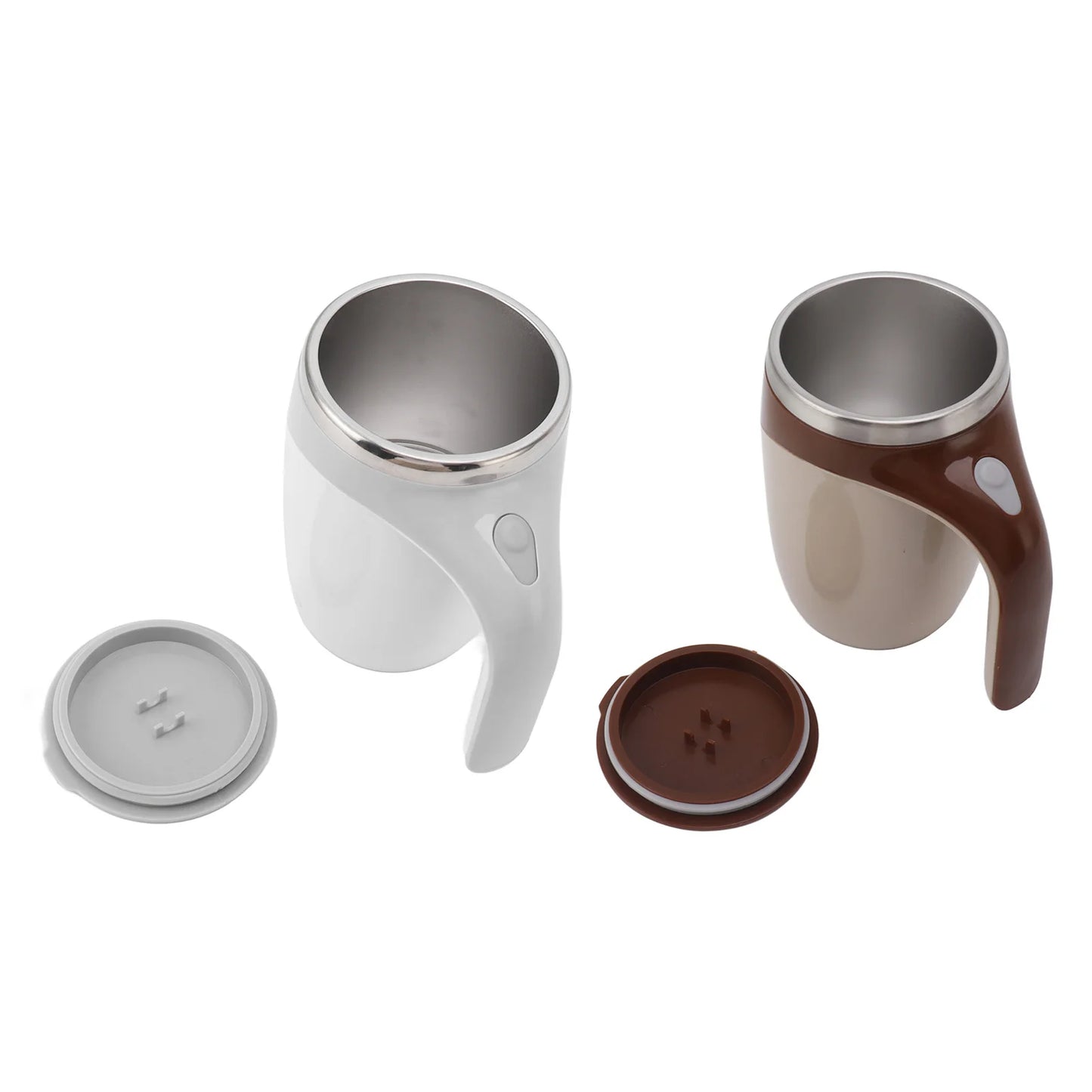 Automatic Magnetic Stirring Coffee Mug Battery Powered Self Stirring Cup Electric Mixing Cup with Stainless Steel Liner