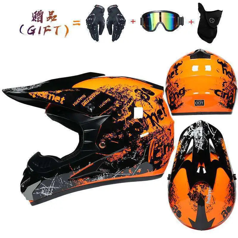 Safety Motocross Helmet man Casco Motocross Bicycle Downhill Capacete ATV Cross Helmet Child Motorcycle Helmet Dot Abs Unisex