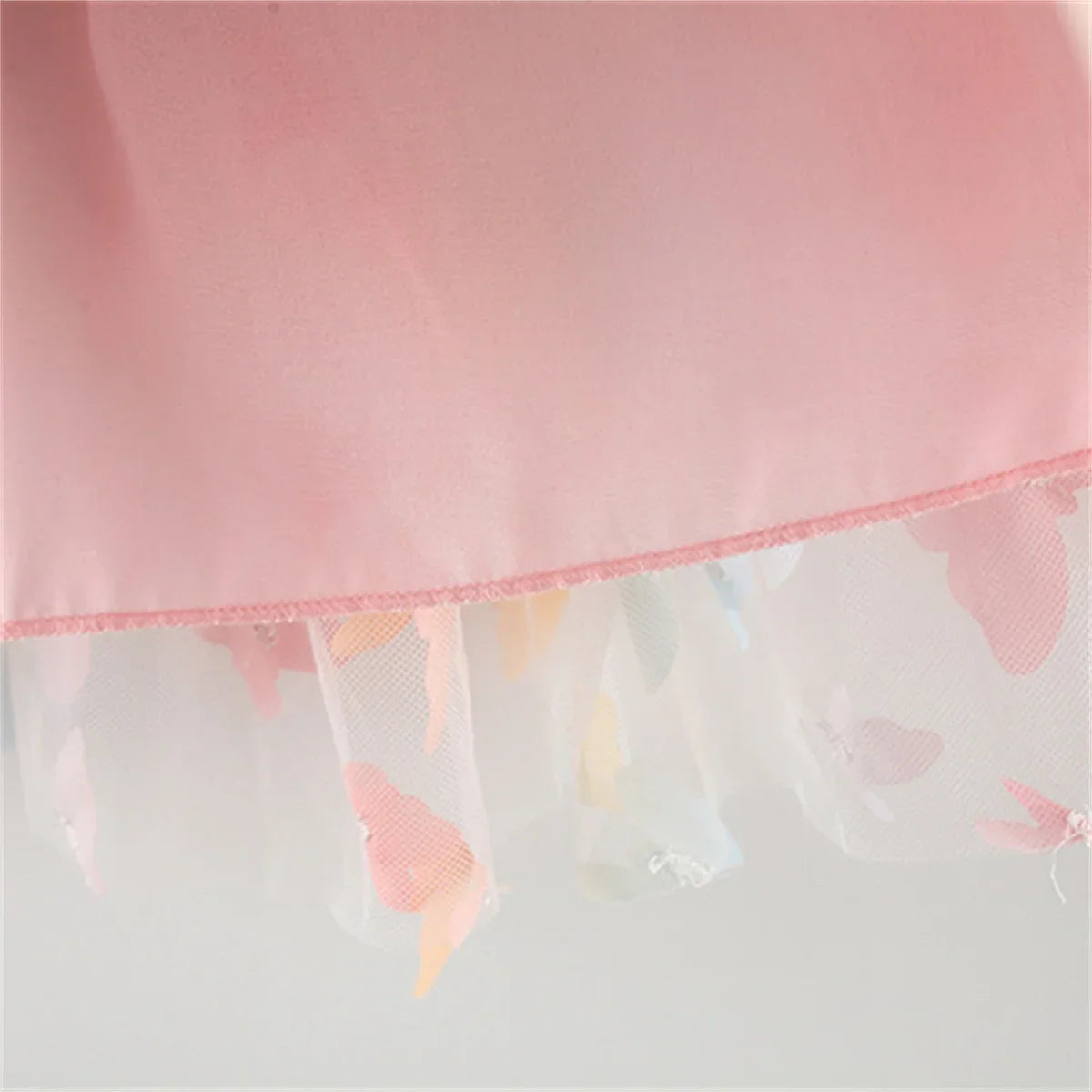 New Summer Baby Girl Dress Halter Butterfly Back Wings Fantasy Princess Dress Sweet Birthday Party Team Dress