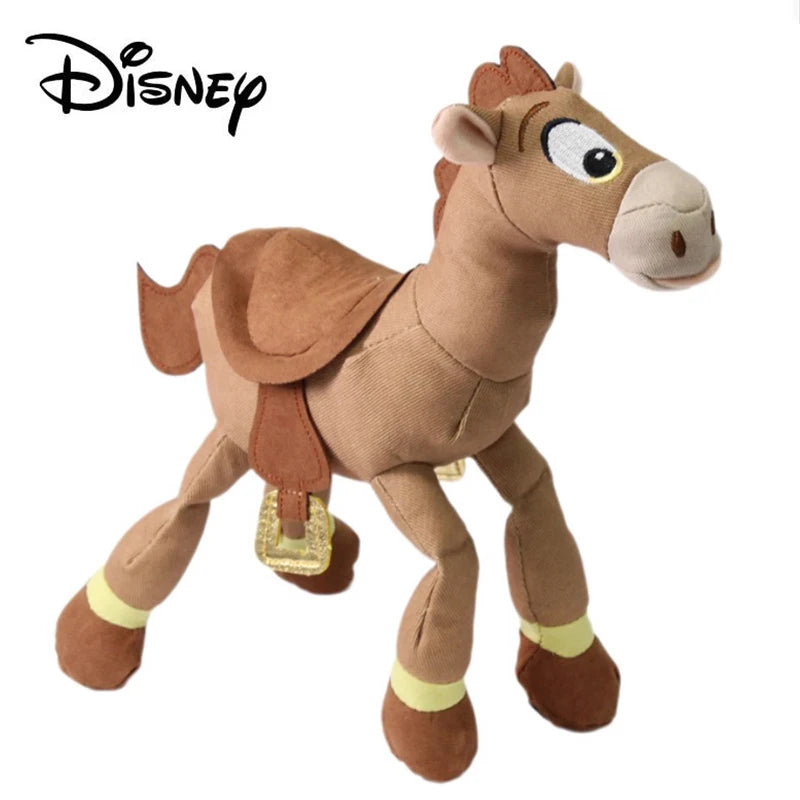 25CM New Toy Story Woody Sheriff Bass Bullseye Stuffed Animals Cute Horse Cartoon Plush Doll Birthday Gift For Kids Plush Toy
