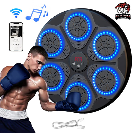 New Music Boxing Machine Smart Bluetooth Wall Mounted Music Boxing Trainer Gym Home Electronic Boxing Target Punching Equipment