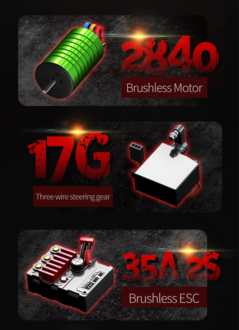 JJRC 70KM/H RC Off-Road Car 1:16 4WD High Speed Cars With Led Lights 2.4G Inductor Brushless Remote Control Cars Children Toys