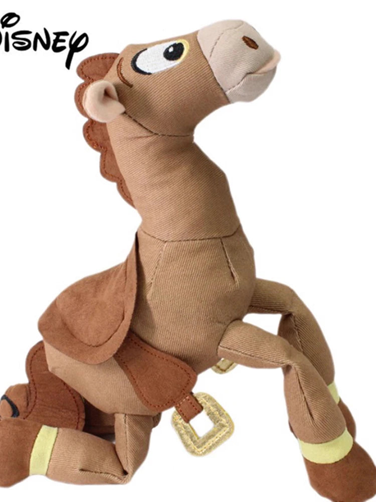 25CM New Toy Story Woody Sheriff Bass Bullseye Stuffed Animals Cute Horse Cartoon Plush Doll Birthday Gift For Kids Plush Toy