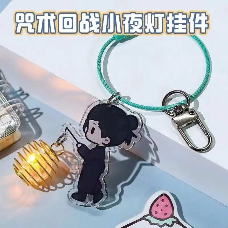 Jujutsu Kaisen Gojo Satoru Geto Suguru anime peripheral creative Q version acrylic lantern key chain hanging chain decoration