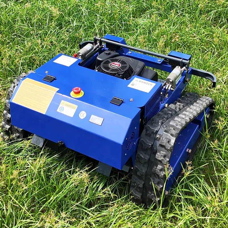 Remote Control Grass Cutting Robot Mower All-Terrain Self-Propelled Lawnmower with Four-Stroke Cycle Customizable