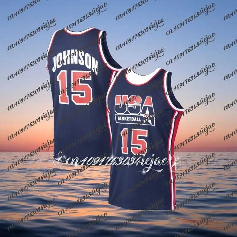 USA Basketball Jersey Tshirt Summer Mens Basketball Sleeveless Sports T shirt Boys Basketball Training Wear Team Tshirt New 2026