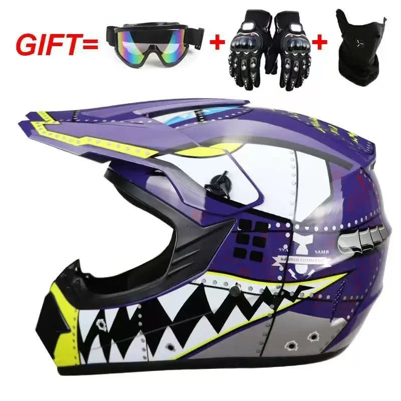 Professional Lightweight Off-road Motorcycle  Helmet Racing Bike Children  Off-road Vehicle Downhill Cross Helmet Motocross