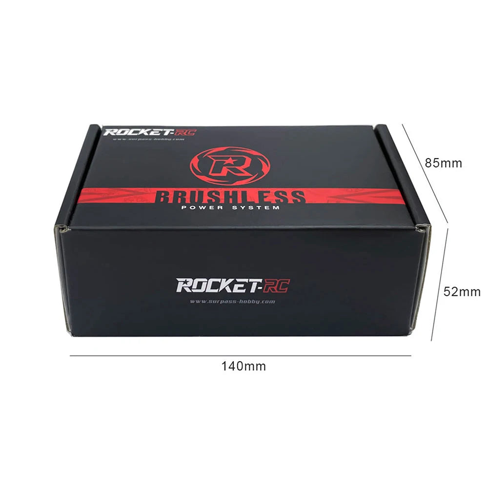 SURPASSHOBBY Rocket RC 130A ESC Brushless 160A ESC 4S Electronic Speed Controller Waterproof for 1/7 1/8 RC Car Buggy Truck