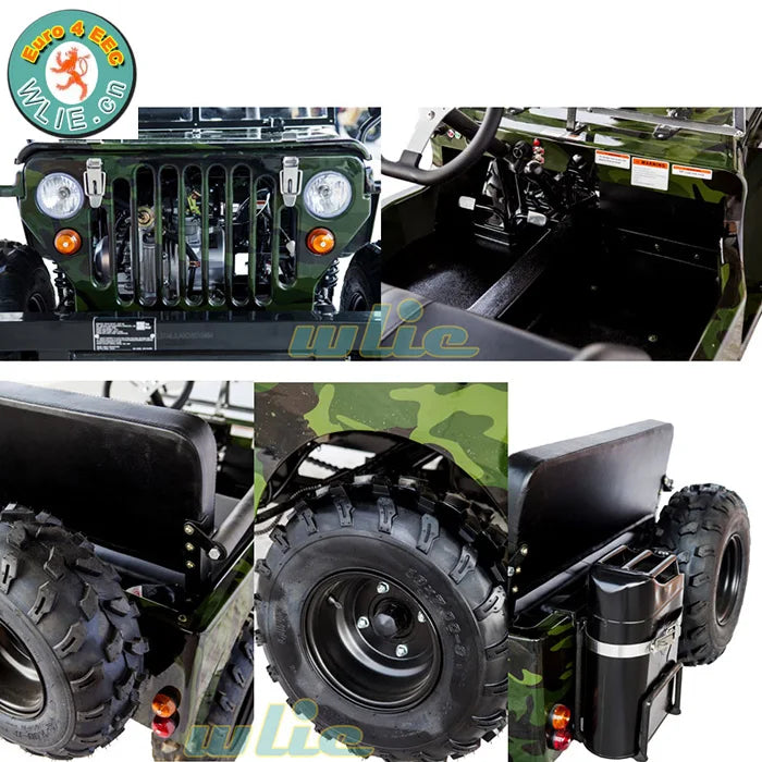 New Fashion Go Kart for Rental Child Gasolina 50cc/110cc/125cc/150cc Mini Jeeps with CE