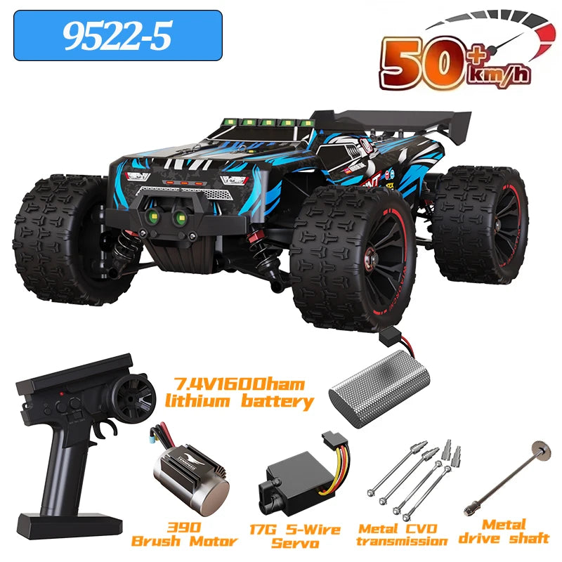 9522PRO 85KM/H High-speed RC Car Brushless Four-wheel Drive Off-road Drift 1:16 Professional Racing Car 9522 50KM/H Boy's Toy